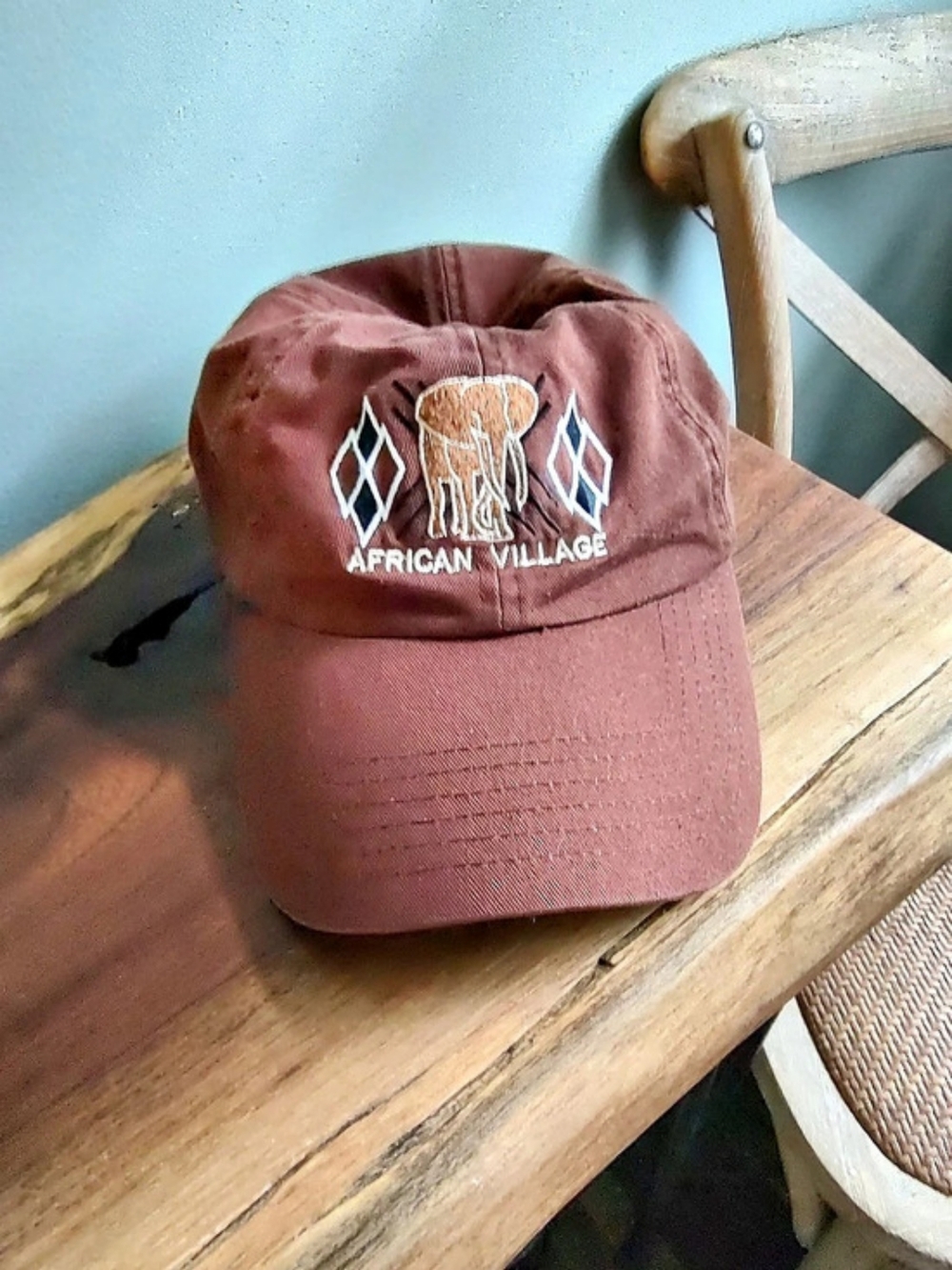 Vintage Brown Cotton Nashville Zoo Cap
